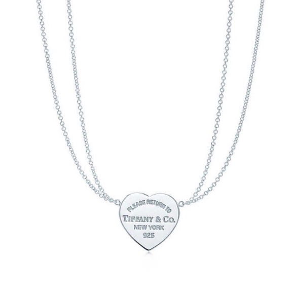 return to tiffany double chain necklace 